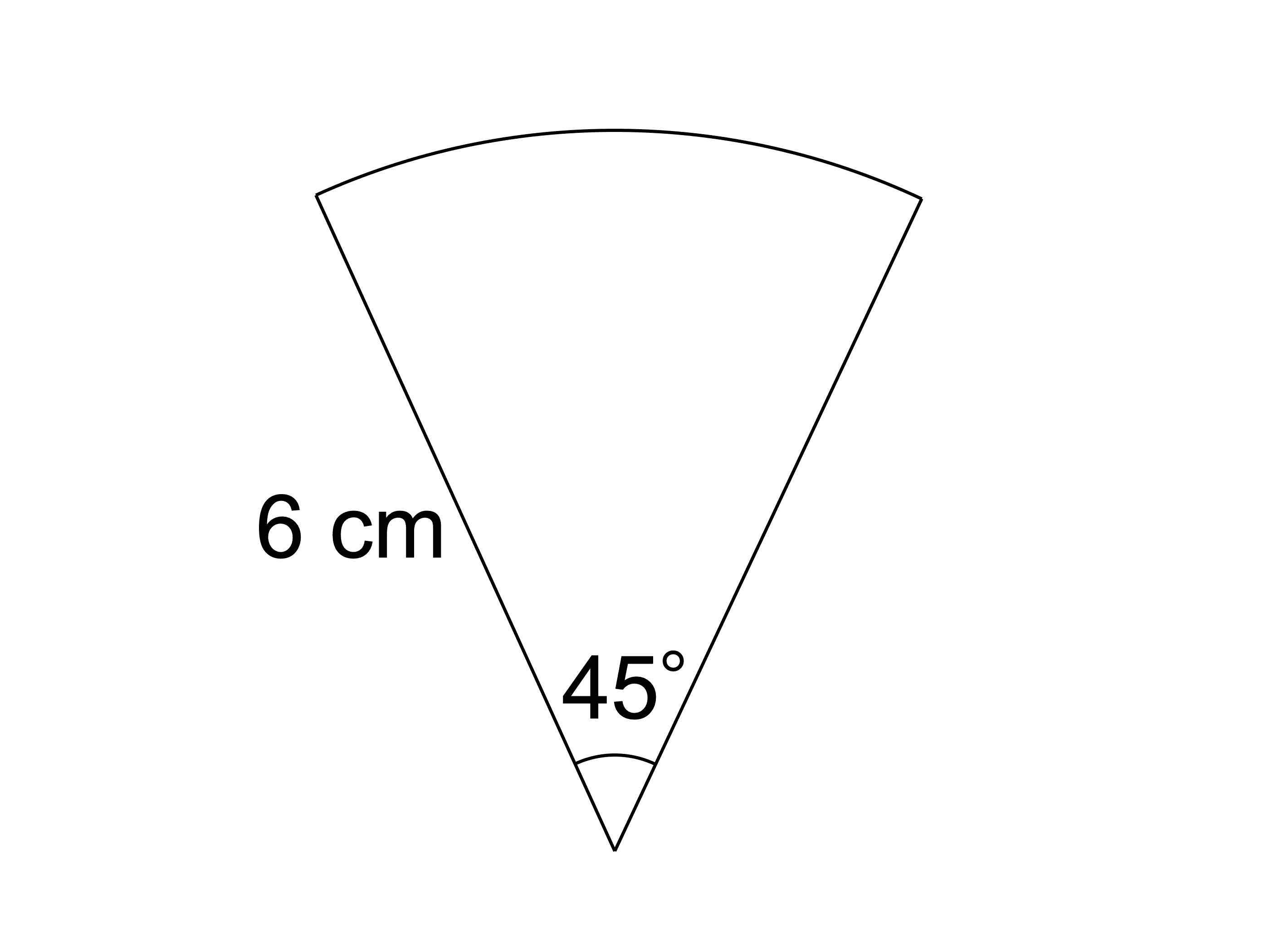 扇形とは 面積の公式や半径 中心角 弧の長さの簡単な求め方を解説 弧度法 ラジアン の問題も 受験辞典