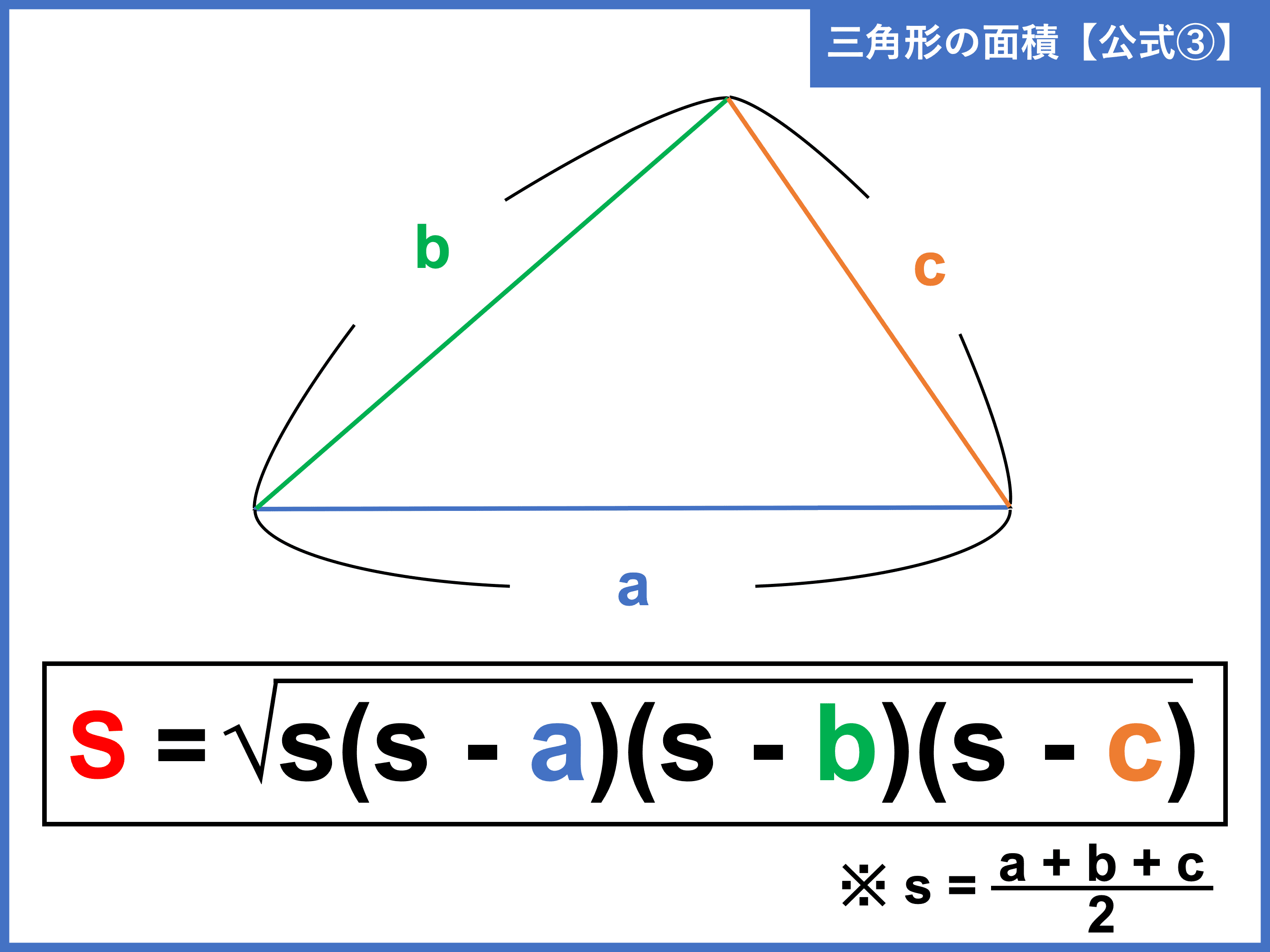 三角形の面積公式まとめ！求め方をわかりやすく解説
